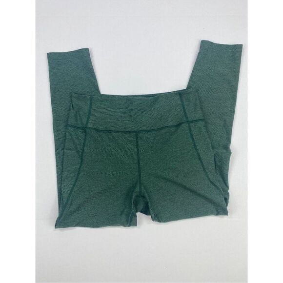 Outdoor Voices Warm-Up Crop Leggings Hunter Green L - Picture 5 of 7